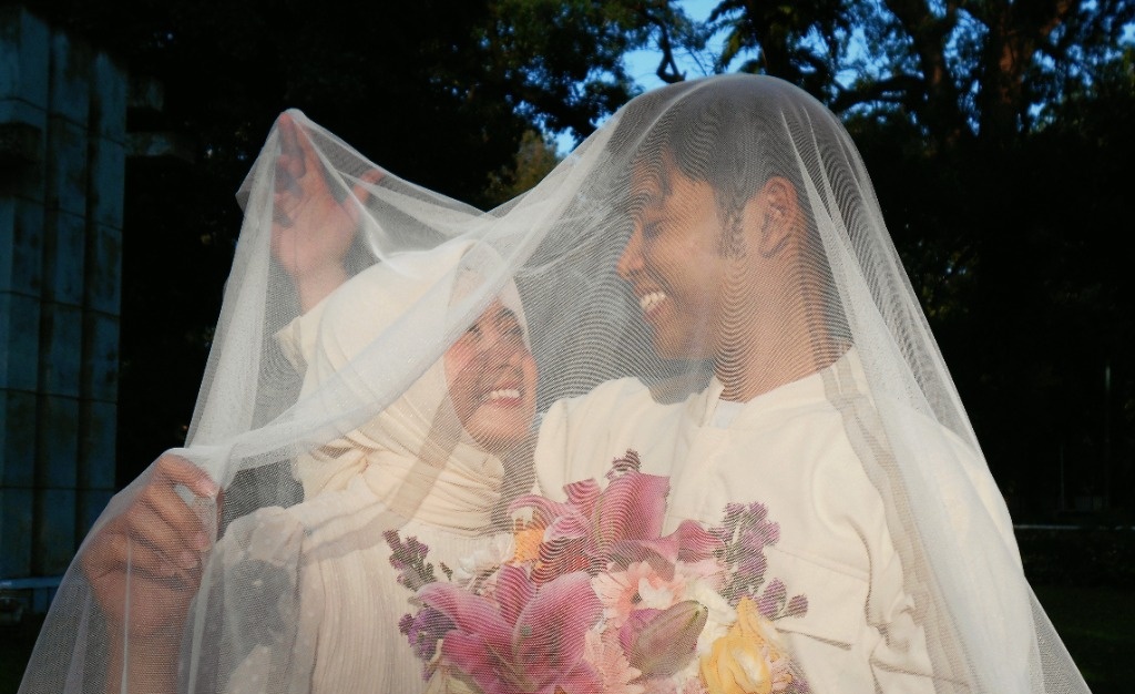 Couple under Veil